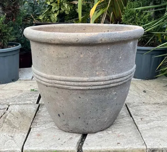 Banded Stone Pot