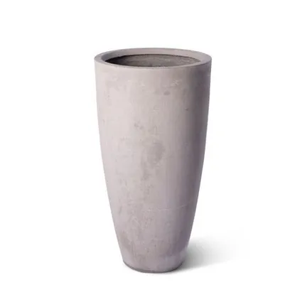 Tall Concrete-Effect Planter