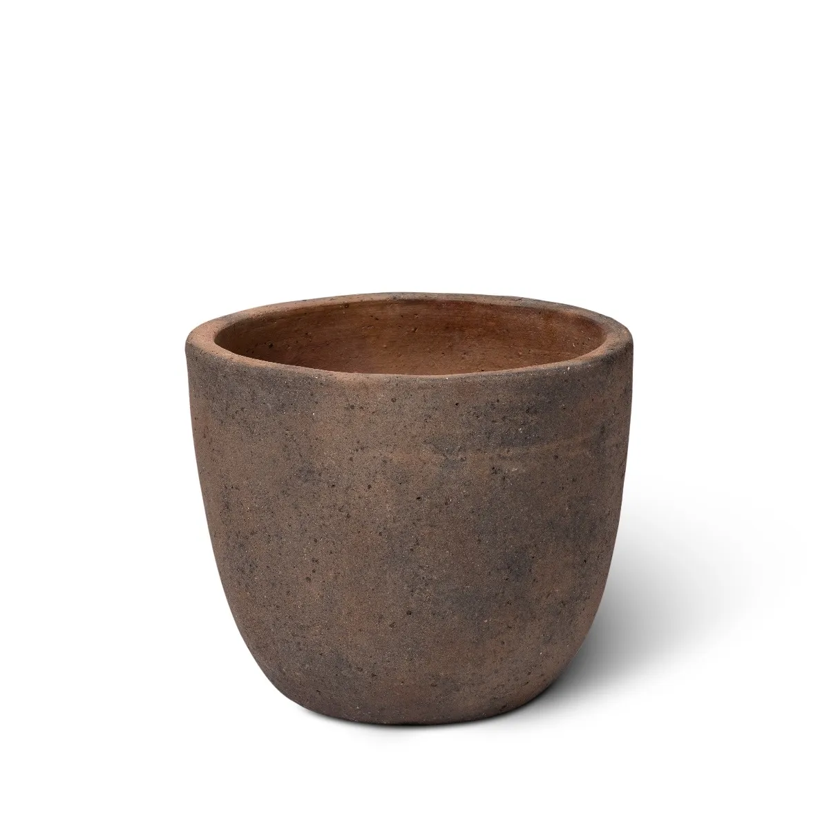 Sandblasted Clay Tapered Pot