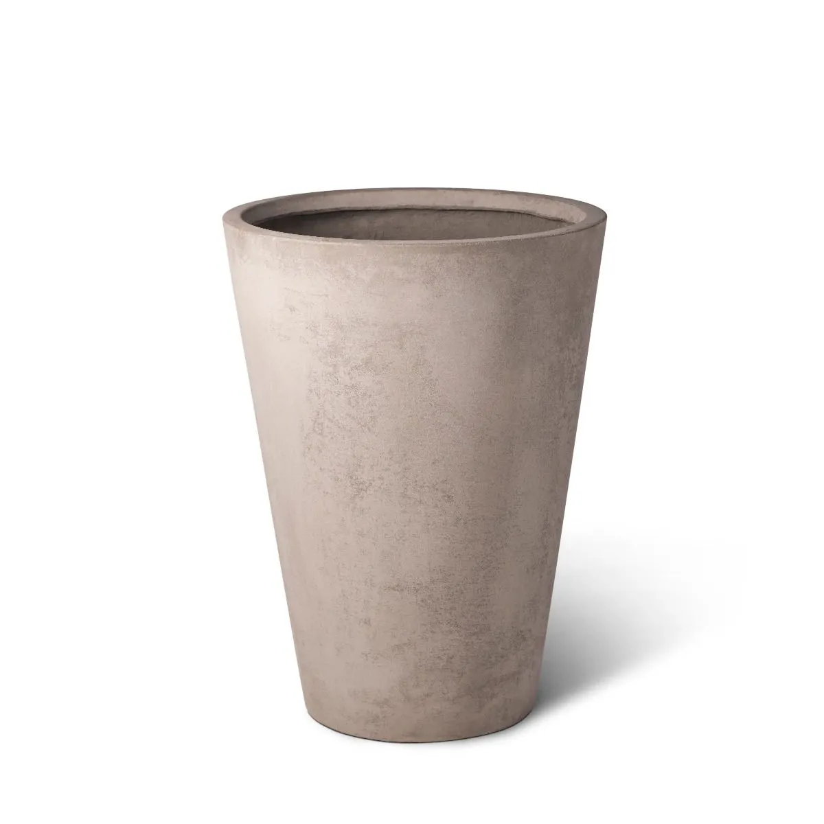 Tall Tapered Concrete Planter