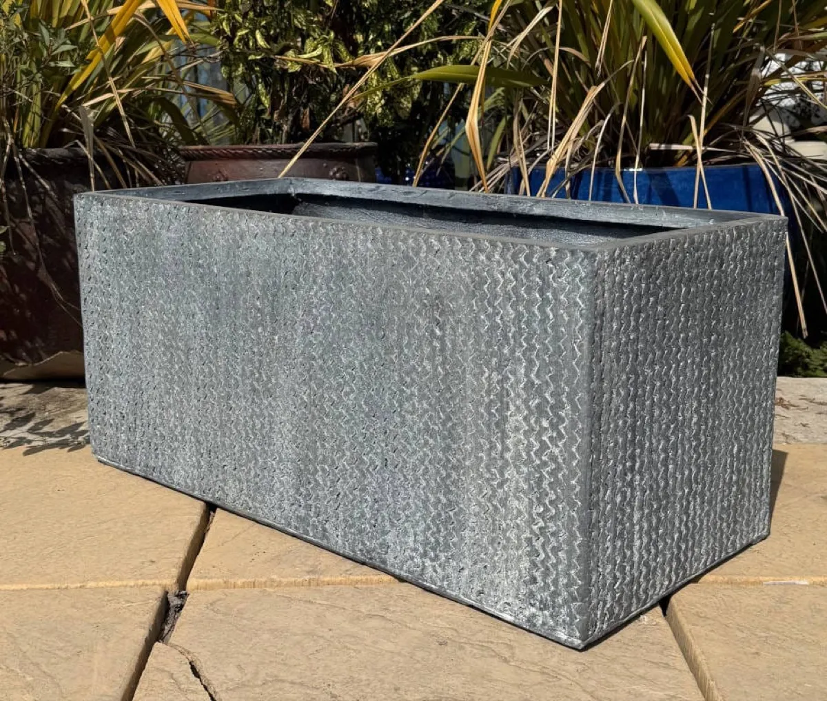 Textured Grey Trough