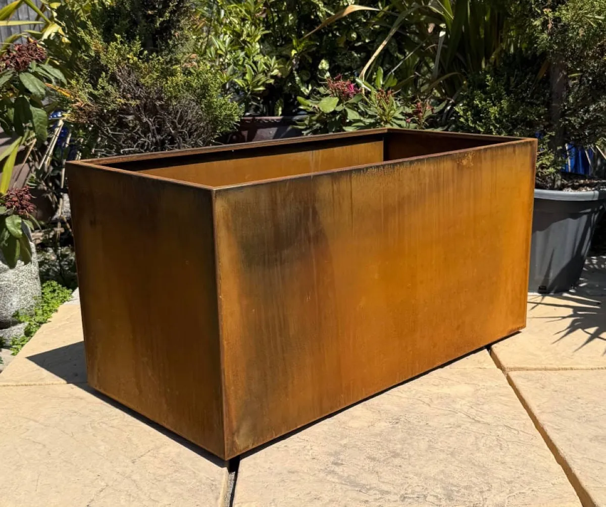 Weathered Steel Trough