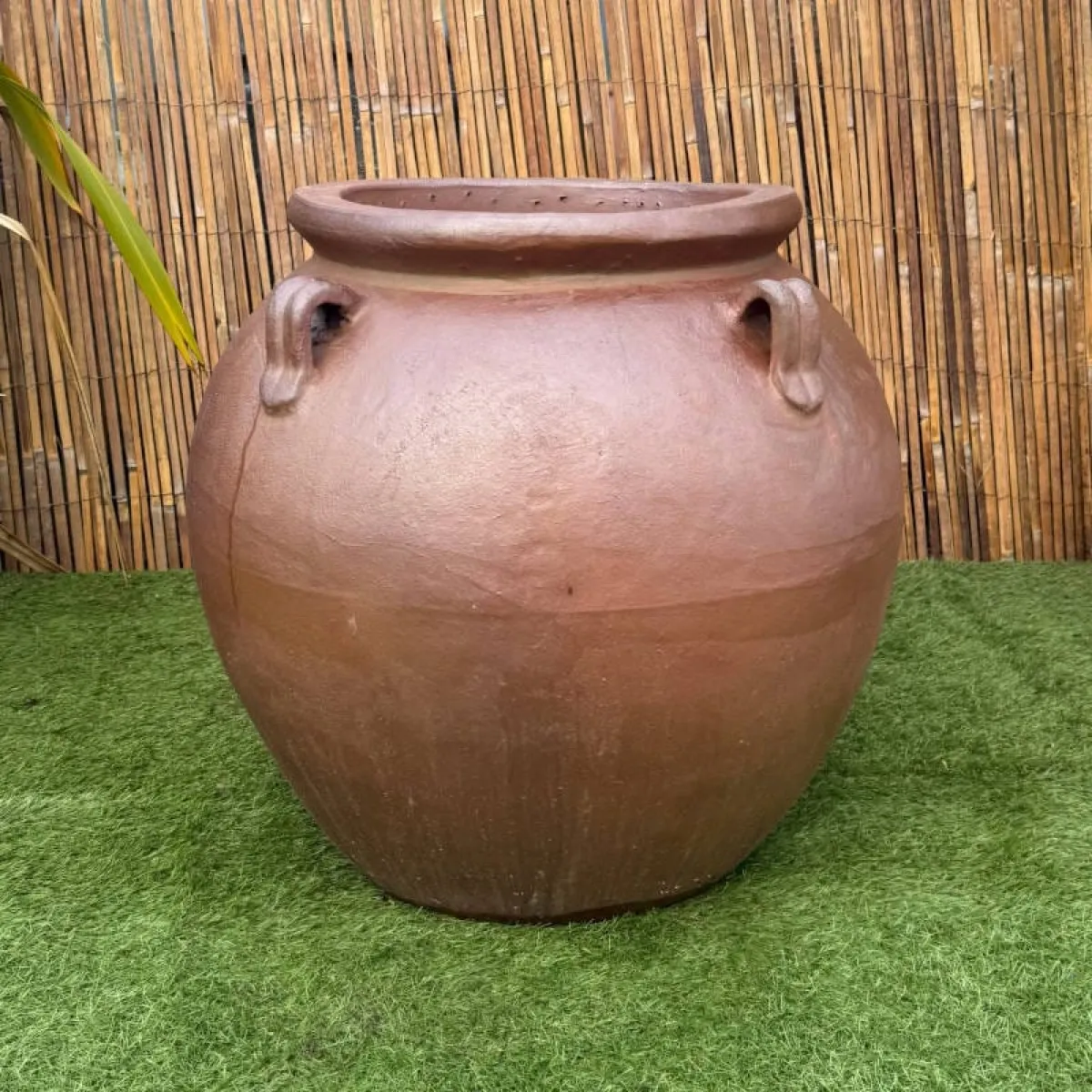 Four-Handled Aged Terracotta Jar