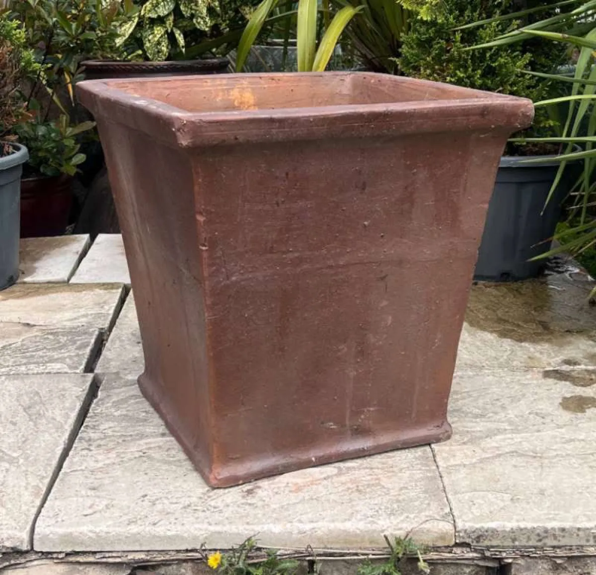 Tapered Square Terracotta Planter